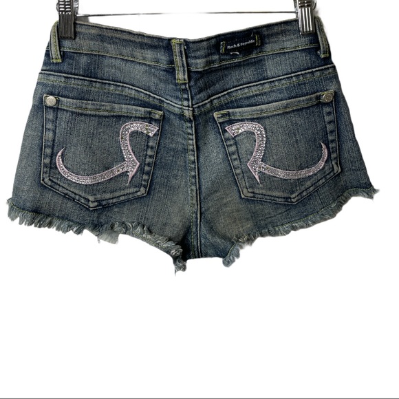 Rock & Republic Denim Shorts Size 28 - Picture 2 of 8